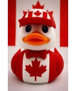 Canuck Quacker – Canada Pride Rubber Duck Figurine | Patriotic Maple Lea... - $20.79 CAD