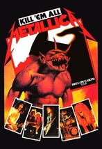 METALLICA Rock Band 24 x 35 Kill Em All &quot;Hell On Earth&quot; Reproduction Tou... - £35.44 GBP