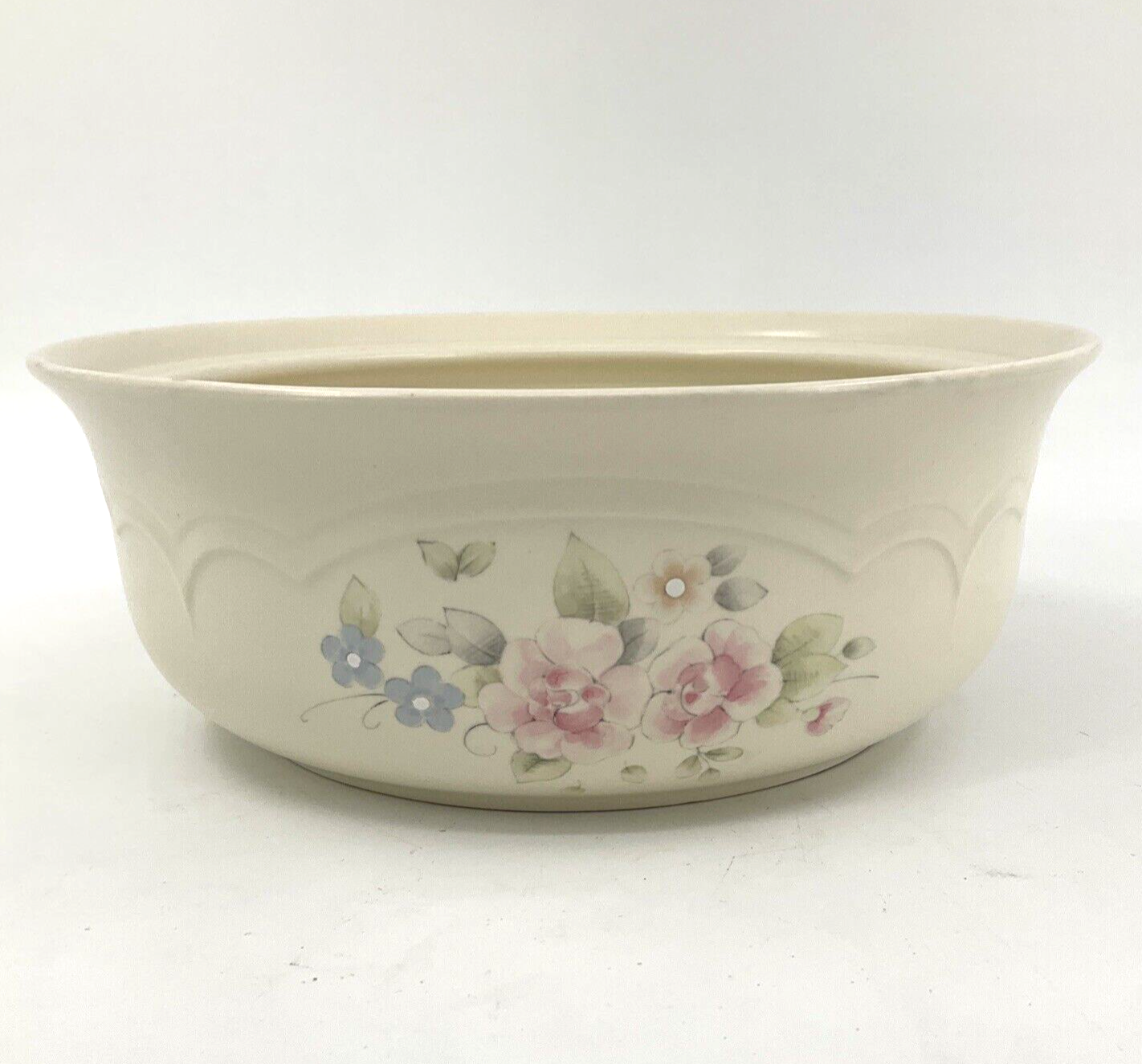 Pfaltzgraff Tea Rose Covered 2 QT Round Casserole Vegetable Dish  NO LID... - $14.84