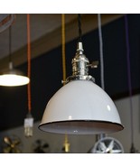 White Industrial 7&quot; Dome Parlor Style Kitchen Pendant Lighting -Industri... - €115,14 EUR