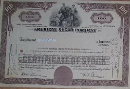 American Sugar Co. Stock Certificate -1966, Old Vintage Rare Scripophill... - $49.95