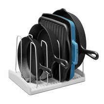 YouCopia StoreMore Cookware Rack, Adjustable Pan and Pot Organizer for Kitchen C - £35.33 GBP