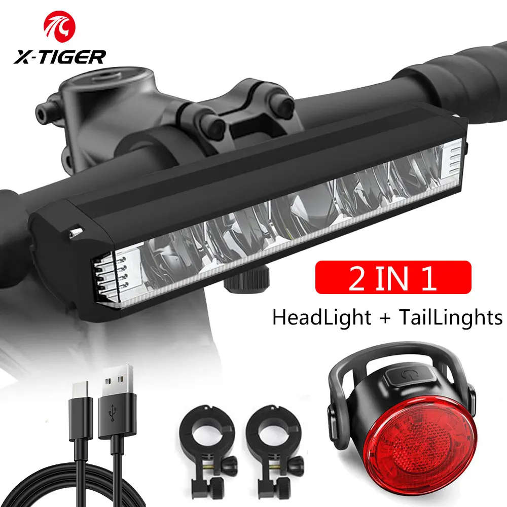 X-TIGER Bicycle Light 8000mAh High Capacity Super Bright LED Bike Headlight - £23.82 GBP+