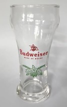 1980's Budweiser Hopps Print Pilsner Beer Glass Barware Man Cave 10oz U94 - $9.99
