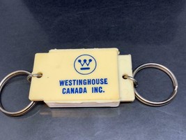 Vintage Detachable Keyring Westinghouse Canada Inc Keychain Ancien Porte-Clés - £6.12 GBP