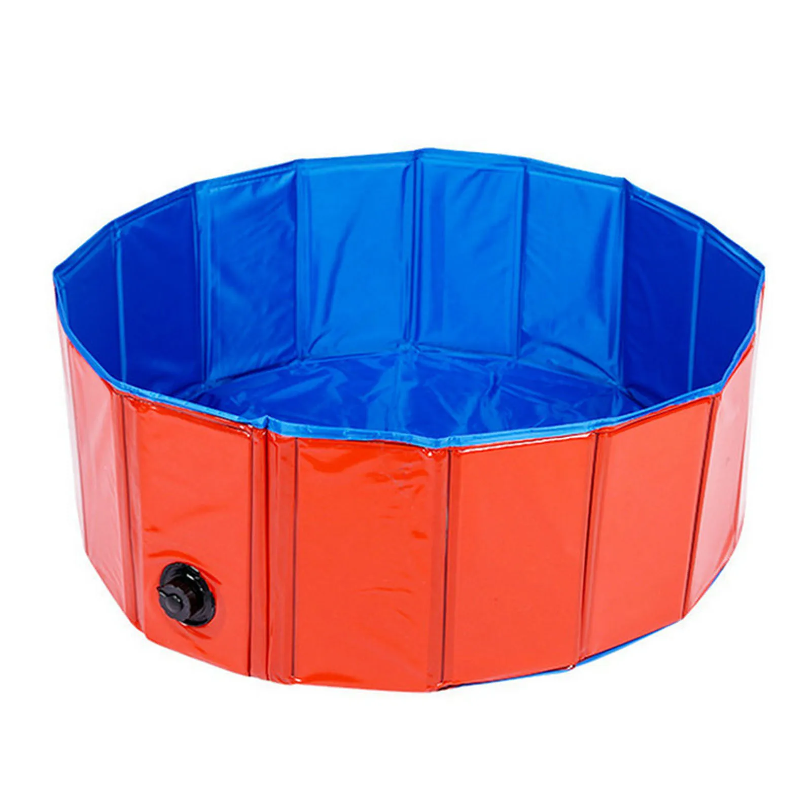 Foldable Swimming Pool Portable Round Thickened PVC Pet Bathing Tub Summer - £32.58 GBP