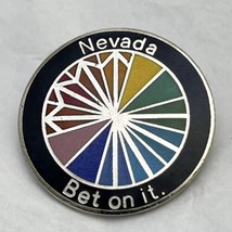 Nevada Bet On It City State Souvenir Enamel Lapel Hat Pin Pinback - £4.68 GBP