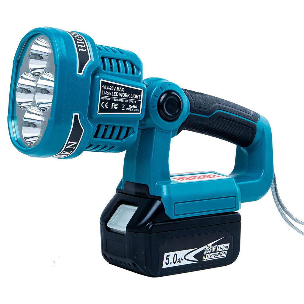 12W 1120Lm Jobsite 18V Lxt Lithium-Ion Cordless Led Work Light Powered By Makita - £37.73 GBP