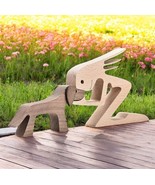Handcrafted Wooden Girl and Cat Puzzle | Unique Home Décor &amp; Gift - $31.96 CAD