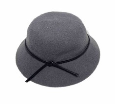 Old Navy  Fedora Fashion Hat with Short Brim Gray Acrylic Soft Brimmed - £11.20 GBP