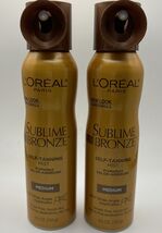 2X L'Oreal Paris Sublime Bronze Self-Tanning Mist 4.6 oz each Medium Nat... - $23.71