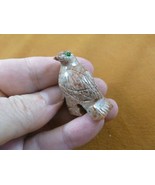 (y-BIR-SO-27) little gray SONGBIRD BIRD stone soapstone CARVING PERU lov... - €7,43 EUR