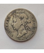 1950 Hong Kong Queen Victoria 50 Cents Silver .800 Coin - $445.74 CAD