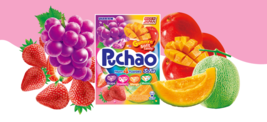 Uha Mikakuto Japan Puccho Puchao 4 Fruit Mix Grape Melon Strawberry Mang... - $5.93