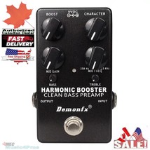 Demonfx Harmonic Booster Clean Bass Guitar Pre-amp Pedal NEW! CA - $47.65