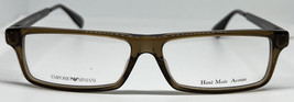 Emporio Armani Ea 9735 Brown Aqe Plastic Eyeglasses Italy New Rx - £89.90 GBP