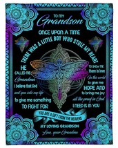 You Are A Gift From The Heavens Floral Mandala Blanket For Grandson From Grandma - £46.45 GBP+