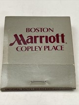 Matchbook Cover  Marriott  Boston Copley Place   Unstruck  gmg Foxing - $230.57 MXN