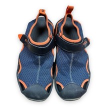 Crocs Swiftwater Mesh Wave Mens Size 8 Sandals Beach Water Shoes Navy/ Orange - £17.71 GBP