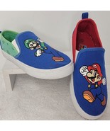Nintendo Kids Super Mario Bros Brothers Movie Slip On Shoes - SIZE 3 - G... - $218.22 MXN