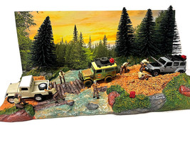 &quot;Overland Off-Road&quot; Diorama with Forest Background for 1/64 Scale Models by Amer - £44.29 GBP