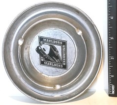 Marlboro Unlimited &quot;Bullet Train&quot; Embossed Metal Cigarette 5&quot; Dia. Ashtray - $13.98