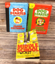 Dog Diaries: James Patterson-A Middle School Story-Happy Howlidays-The Worst Yea - £10.98 GBP