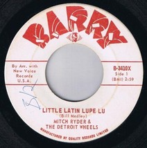 Mitch Ryder &amp; Detroit Wheels Little Latin Lupe Lu 45 rpm I Hope Canadian Press - £4.73 GBP