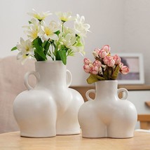 Creative Nordic Ceramic Simulation Body Art Vase Dried Flower Plant Arrangement  - £33.08 GBP+