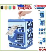 Camouflage Piggy Bank ATM for Kids - Safe Money Storage with Password Pr... - $37.61