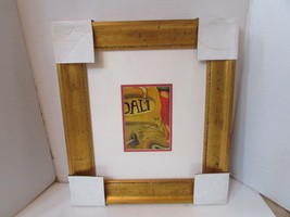 Salvador Dali Publication Print Surrealist Poster Matted And Framed 18 X 20 - £118.27 GBP