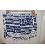 West Loop Blue Floral Print Shorts Size L/XL Women&#39;s NEW - £14.26 GBP