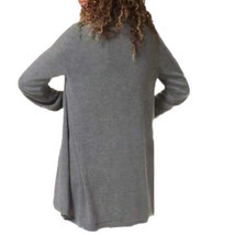 Ella Moss Womens Solid Cozy Cardigan Color Charcoal Size L - $39.60