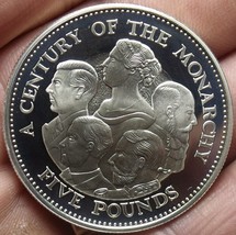 Guernsey 2000 2.3kg Silber Beweis ~ Ein Jahrhundert Von Monarchy ~10,000... - £51.36 GBP