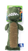 The Humane Society Plush Toy Green Dino With Squeaker Crinkle &amp; Water Bottle - £16.50 GBP