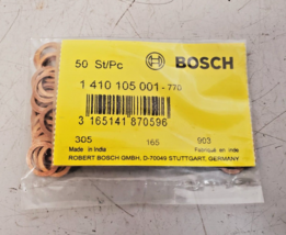 50 Qty. of Bosch Lower Diesel Delivery Valve Seals 1410105001 - 770 (50 ... - $44.99