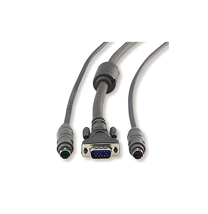 belkin cables kvm 9ft Pro Series ps2 kvm cables black F3X1105-101 fast shipping - £10.13 GBP