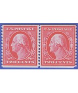 photo generic - USA 2c Washington (1908-1922) 2 cents postage stamp pair... - £77.80 GBP