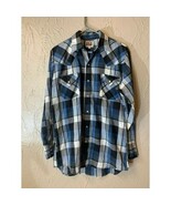 Ely Cattleman Western Pearl Snap Shirt Blue Black Plaid Western Cowboy M... - €19,04 EUR Ely Cattleman Western Pearl Snap Shirt Blue Black Plaid Western Cowboy M... - €19,04 EUR