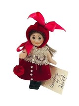 Filis Coit Signed Art Doll Vtg Colorado Artist Figure RARE Ruby Riding H... - £39.52 GBP