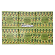 Crabtree Evelyn Avocado &amp; Olive Oil Bar Soap Triple Milled 21oz(6x3.5oz) 6pc Set - £24.51 GBP