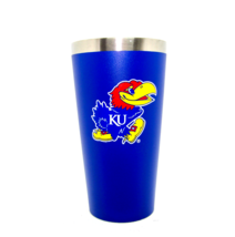 Kansas Jayhawks 870101 NFL Matte Finish Stainless Steel Beer Pint Cup 16 oz - $23.76