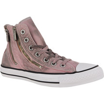 Women Converse Chuck T All Star DUAL ZIP Hi WASH Size 5, 549738C Pink Freeze - £62.80 GBP