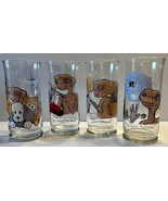 Pizza Hut E.T. THE EXTRA TERRESTRIAL Limited Edition Glasses ~ Set of 4 ~ 1982 - $21.94