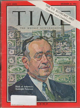 Time The Weekly Magazine December 30, 1966 Bank of America&#39;s Rudolph Peterson - $2.00