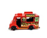 1983 Hot Wheels Friburger&#39;s Grill Food Truck Van Red Diecast 1:64 - $9.80
