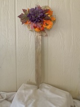 Fall Cemetery, flowers for grave, fall grave decoration, cross for grave... - $23.00