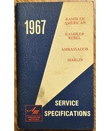 Rambler American Rebel  Ambassador  Marlin  1967 Service specification b... - €25,83 EUR