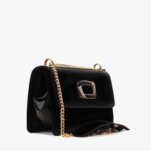 The Ferrara Black Patent Leather Handbag image 5