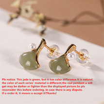 Shell Agate Amber Studs Earrings Pendants for Women s Earrings Real 925 Silver G - £39.41 GBP